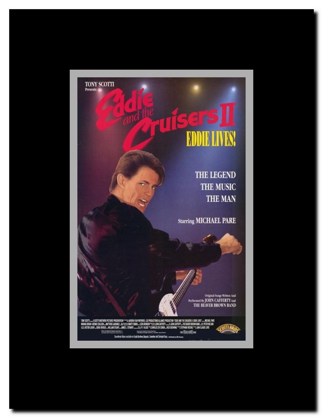 Eddie and the Cruisers 2: Eddie Lives! Framed Movie Poster