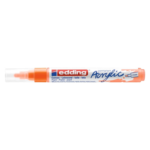 Edding Acrylic Paint Marker - Neon Orange 066, Medium
