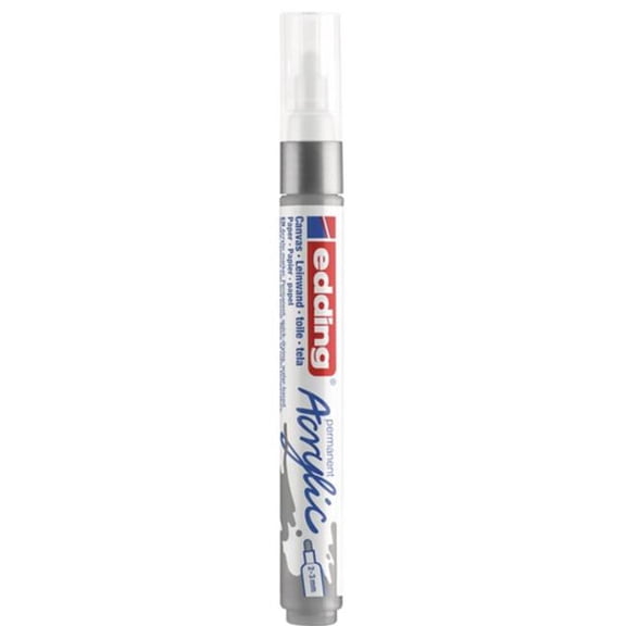 Edding 5100923 Edding Medium Silver Acrylic Markers