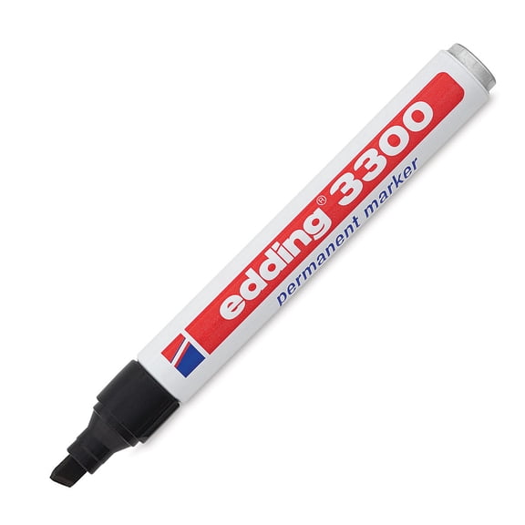 Edding Permanent Marker - Black, 3300, Chisel Nib, 1-5 mm