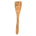 thumbnail image 1 of Eddington’s Italian Olive Wood Pierced Spatula, Handcrafted in Europe, 1 of 11