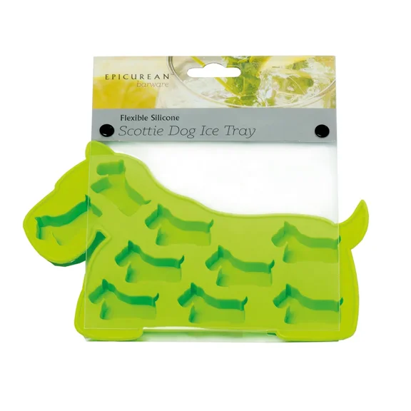 Eddingtons Silicone Ice Tray - Scottie Dog Shape - Colours Vary