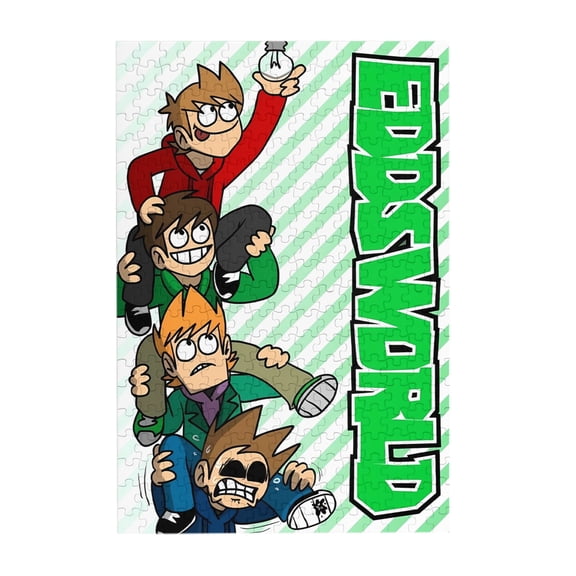 Eddsworld 300 Piece Puzzles,Wooden Jigsaw Puzzle,Home Decor Birthday Party Gift,Fun And Challenging Family Games