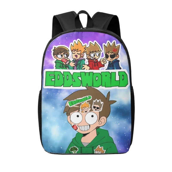 Eddsworld Backpack 17 Inch Large Capacity Casual Bag Lightweight Daypack Laptop Bag Travel Hiking Camping