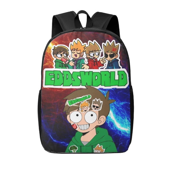 Eddsworld Backpack 17 Inch Large Capacity Casual Bag Lightweight Daypack Laptop Bag Travel Hiking Camping