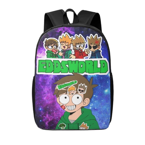 Eddsworld Backpack 17 Inch Large Capacity Casual Bag Lightweight Daypack Laptop Bag Travel Hiking Camping