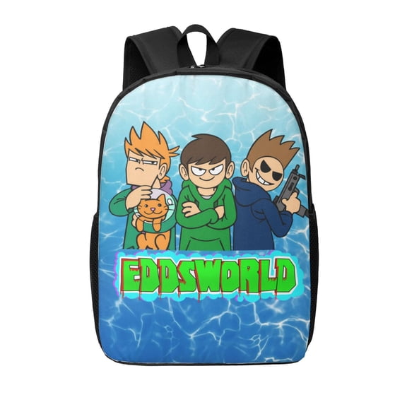 Eddsworld Backpack 17 Inch Large Capacity Casual Bag Lightweight Daypack Laptop Bag Travel Hiking Camping