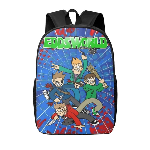 Eddsworld Backpack 17 Inch Large Capacity Casual Bag Lightweight Daypack Laptop Bag Travel Hiking Camping