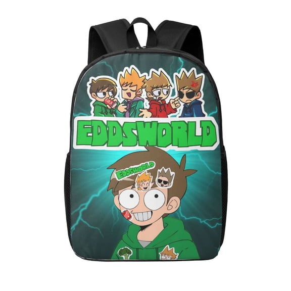 Eddsworld Backpack 17 Inch Large Capacity Casual Bag Lightweight Daypack Laptop Bag Travel Hiking Camping