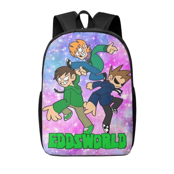 Eddsworld Backpack 17 Inch Large Capacity Casual Bag Lightweight Daypack Laptop Bag Travel Hiking Camping