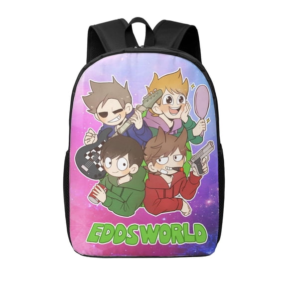 Eddsworld Backpack 17 Inch Large Capacity Casual Bag Lightweight Daypack Laptop Bag Travel Hiking Camping