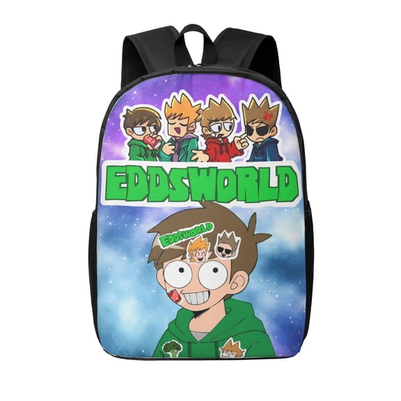 Eddsworld Backpack 17 Inch Large Capacity Casual Bag Lightweight Daypack Laptop Bag Travel Hiking Camping