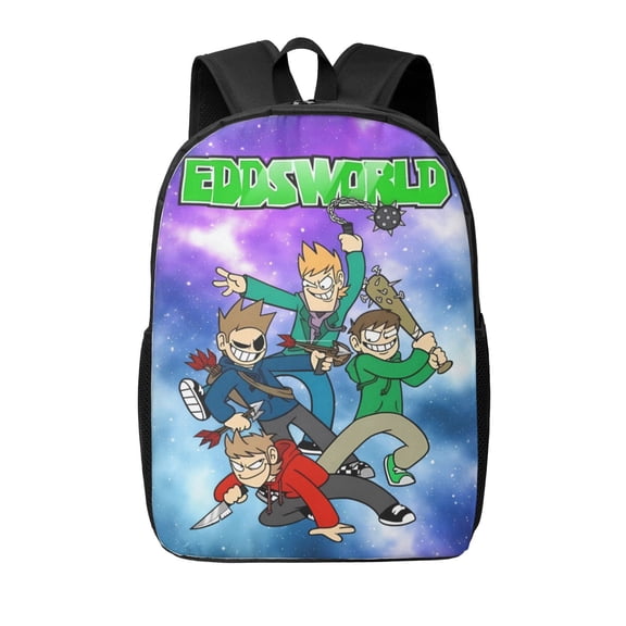 Eddsworld Backpack 17 Inch Large Capacity Casual Bag Lightweight Daypack Laptop Bag Travel Hiking Camping