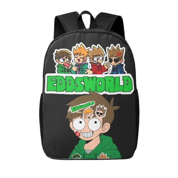 Eddsworld Backpack 17 Inch Large Capacity Casual Bag Lightweight Daypack Laptop Bag Travel Hiking Camping