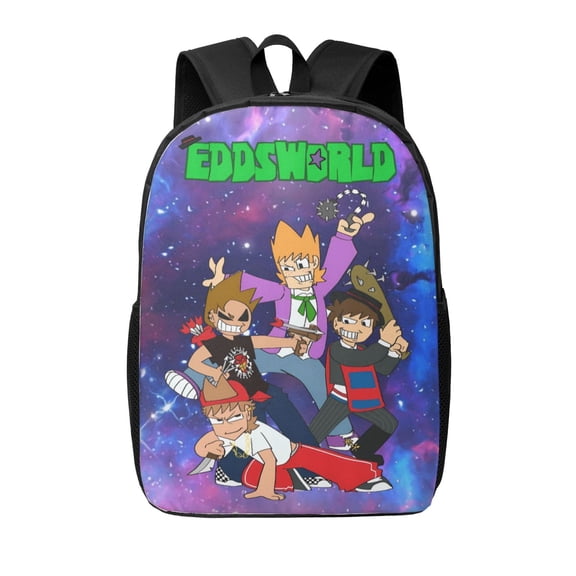 Eddsworld Backpack 17 Inch Large Capacity Casual Bag Lightweight Daypack Laptop Bag Travel Hiking Camping