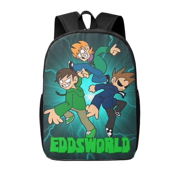 Eddsworld Backpack 17 Inch Large Capacity Casual Bag Lightweight Daypack Laptop Bag Travel Hiking Camping