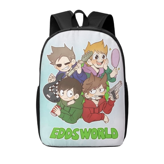 Eddsworld Backpack 17 Inch Large Capacity Casual Bag Lightweight Daypack Laptop Bag Travel Hiking Camping