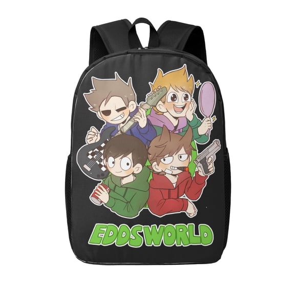 Eddsworld Backpack 17 Inch Large Capacity Casual Bag Lightweight Daypack Laptop Bag Travel Hiking Camping