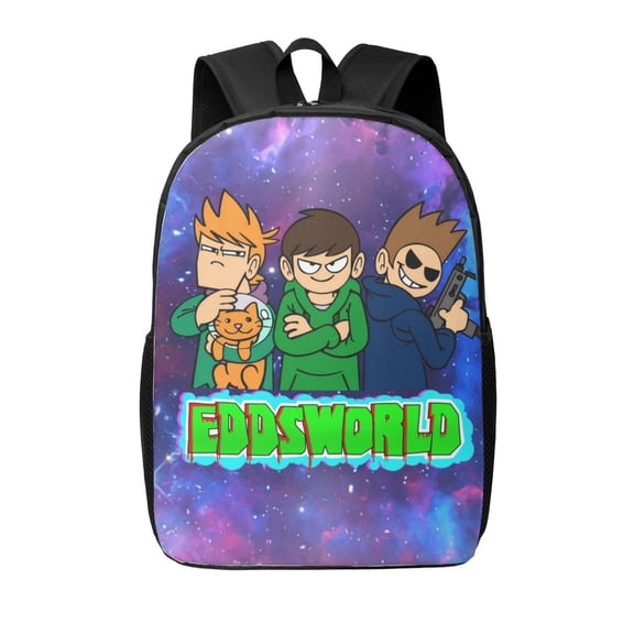 Eddsworld Backpack 17 Inch Large Capacity Casual Bag Lightweight Daypack Laptop Bag Travel Hiking Camping