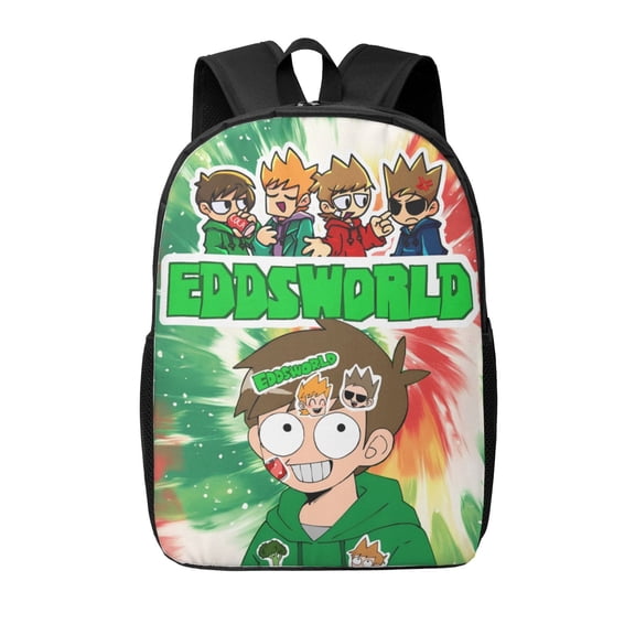 Eddsworld Backpack 17 Inch Large Capacity Casual Bag Lightweight Daypack Laptop Bag Travel Hiking Camping