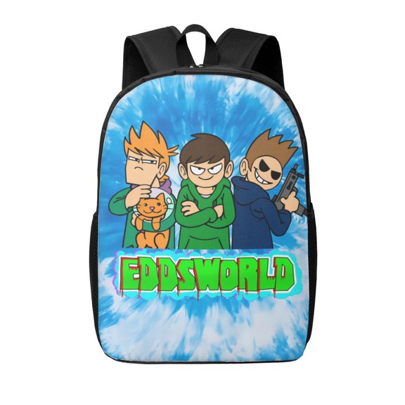 Eddsworld Backpack 17 Inch Large Capacity Casual Bag Lightweight Daypack Laptop Bag Travel Hiking Camping