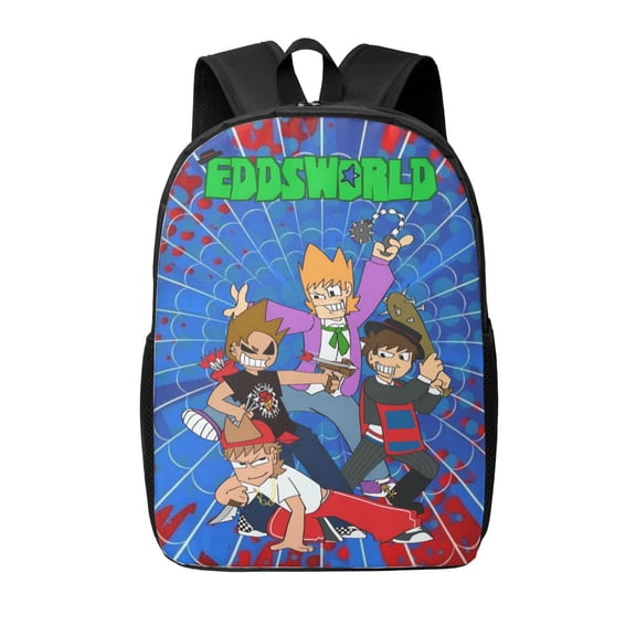 Eddsworld Backpack 17 Inch Large Capacity Casual Bag Lightweight Daypack Laptop Bag Travel Hiking Camping