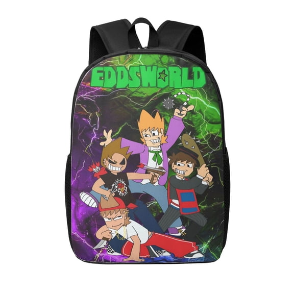 Eddsworld Backpack 17 Inch Large Capacity Casual Bag Lightweight Daypack Laptop Bag Travel Hiking Camping