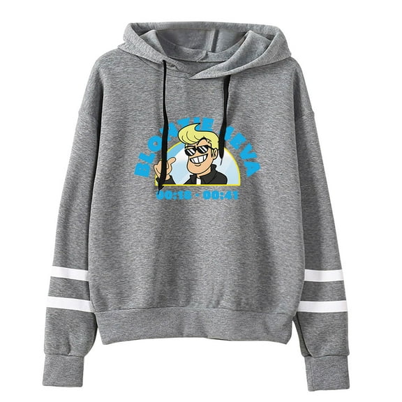 Eddsworld Blonzie Pullover Hoodie Long Sleeve Pocketless Sweatshirt Unisex Casual Streetwear Clothes