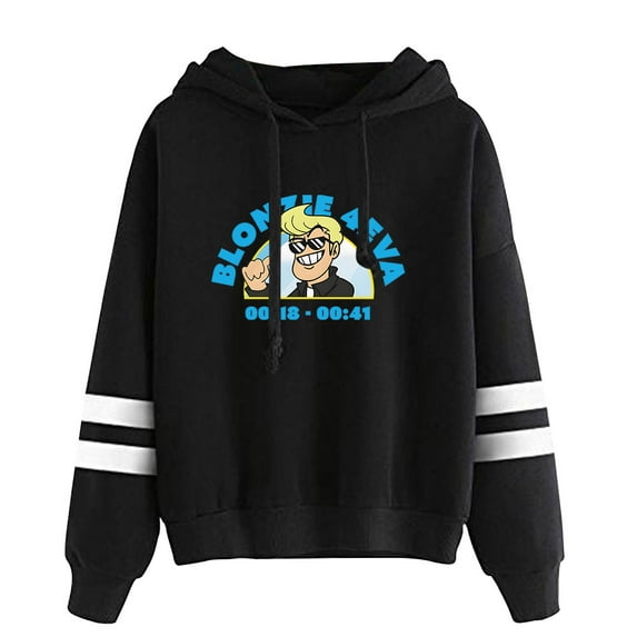 Eddsworld Blonzie Pullover Hoodie Long Sleeve Pocketless Sweatshirt Unisex Casual Streetwear Clothes