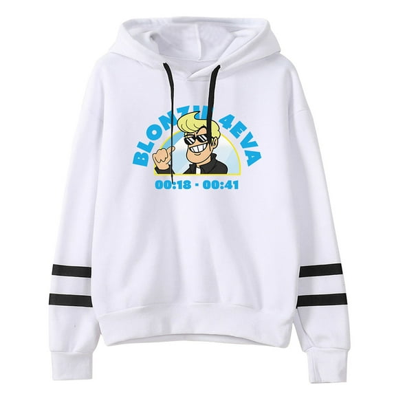 Eddsworld Blonzie Pullover Hoodie Long Sleeve Pocketless Sweatshirt Unisex Casual Streetwear Clothes
