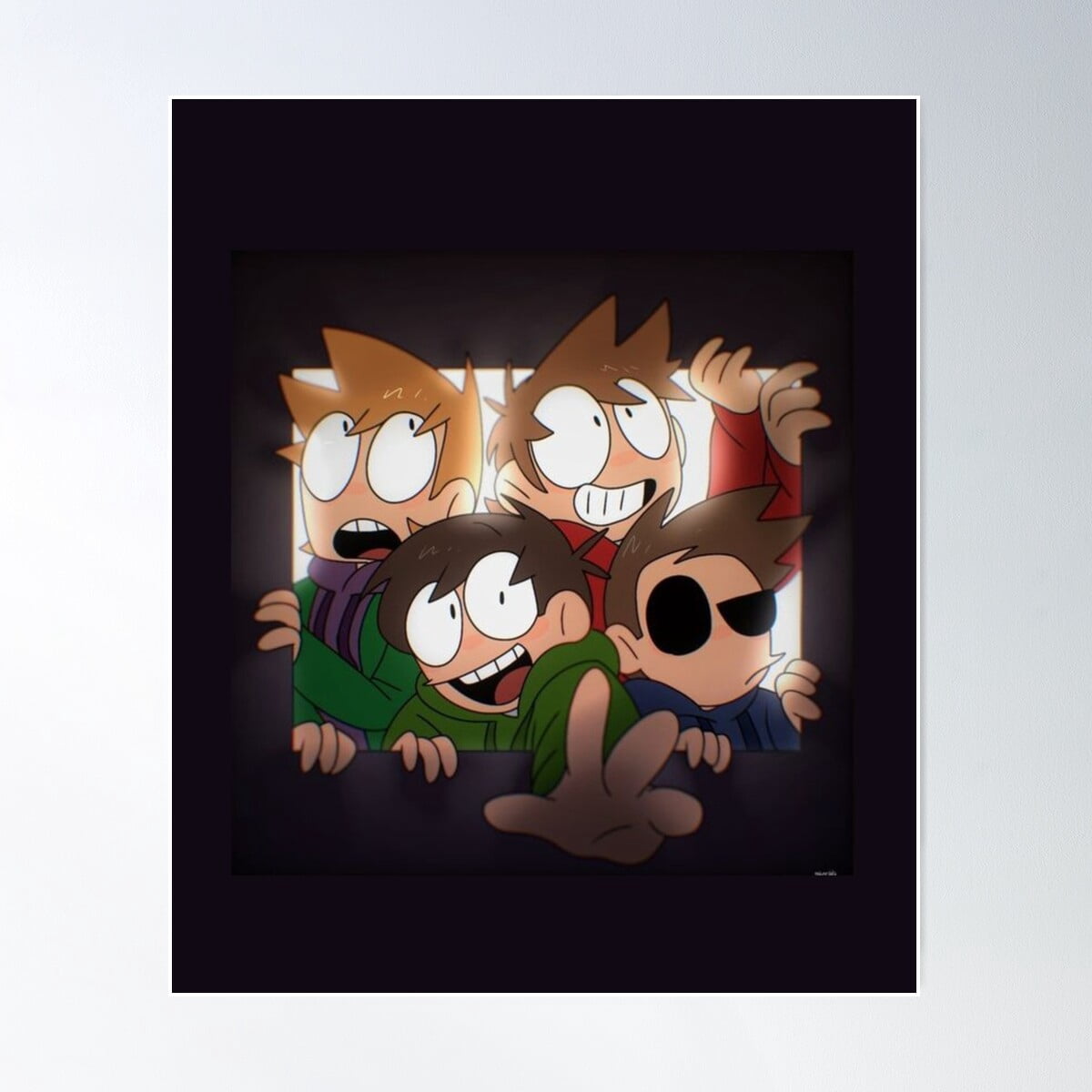 Eddsworld Boys Poster Wall Art, Modern Wall Decor For Living Room ...