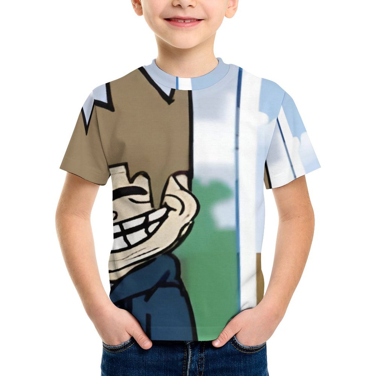 Eddsworld Kids T-Shirt 3d Printed Graphic T-Shirts Boys And Girls Short ...