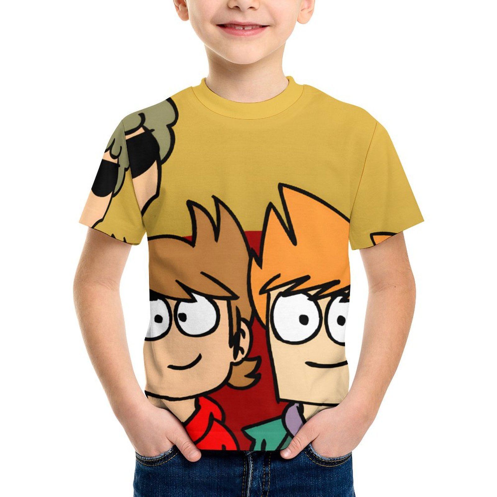 Eddsworld Kids T-Shirt 3d Printed Graphic T-Shirts Boys And Girls Short ...