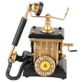 thumbnail image 1 of Eddwiin European Style Hand-Operated Telephone Decor Bedroom Living Room Window Display Decoration, 1 of 8