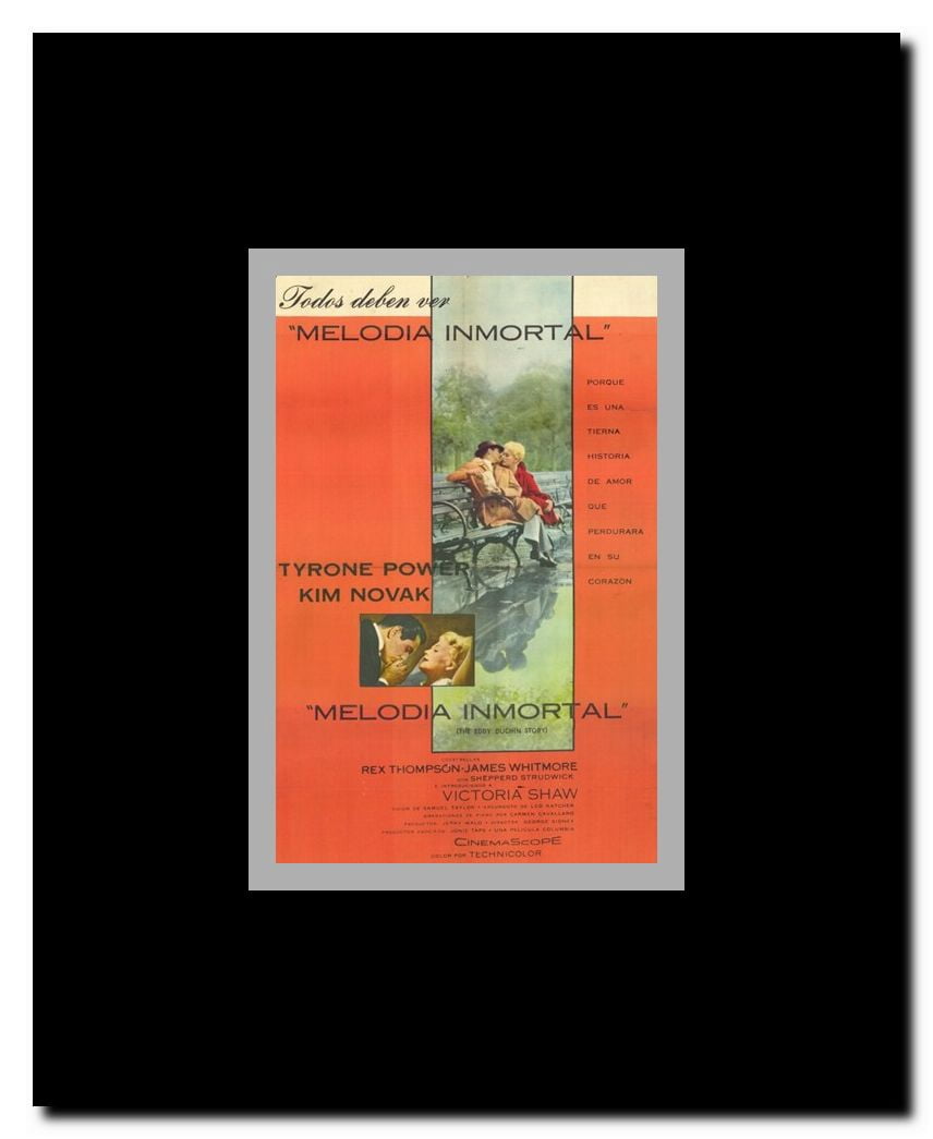 Eddy Duchin Story Framed Movie Poster