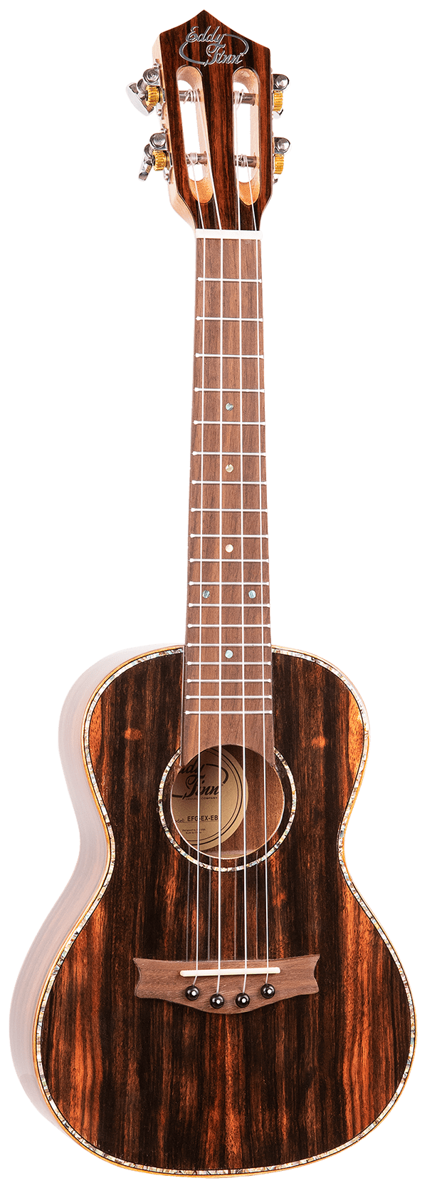 Eddy Finn Expression Series Concert Ukulele with Gig Bag, Ebony