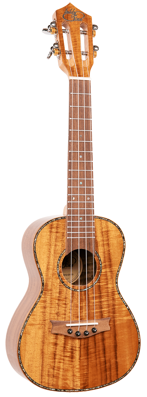 Eddy Finn Expression Series Concert Ukulele with Gig Bag, Koa