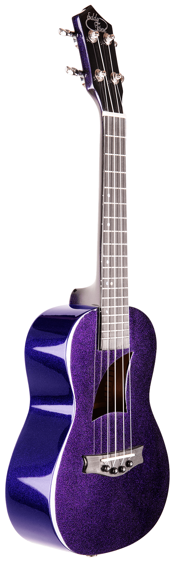 Eddy Finn Ocean King Series Concert Ukulele with Gig Bag, Poseidon Blue