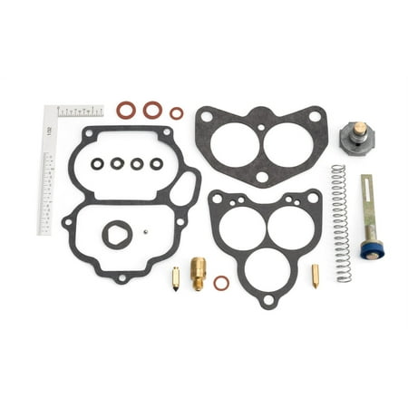 Edelbrock 1154 94 Carburetor Rebuild Kit; Incl. Fuel Inlet Seat/Fuel Inlet Needle/Accelerator Pump/Pump Spring/Check Ball/Check Ball Retainer/Power Valve/Float Gauge/Gaskets;