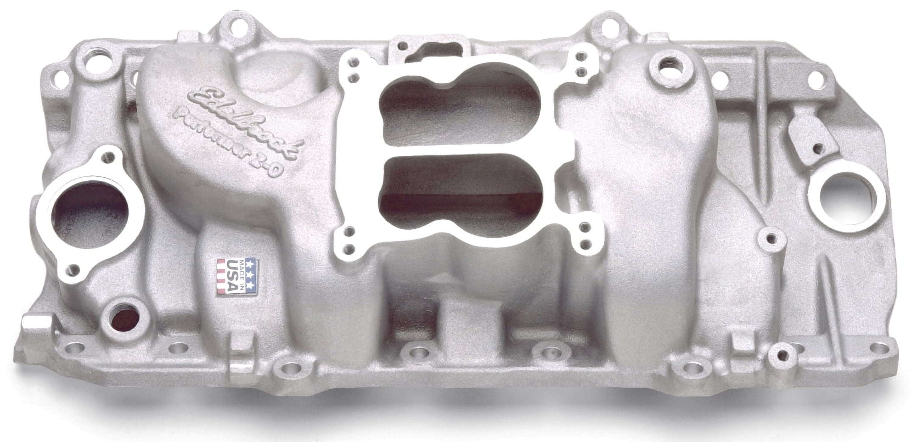 Edelbrock 2161 Performer Series 2-0 Intake Manifold Fits select: 1970 CHEVROLET MALIBU, 1970 CHEVROLET NOVA