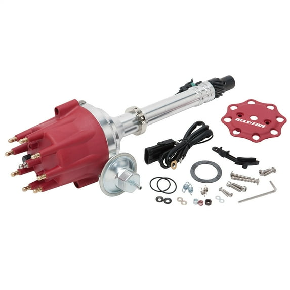 Edelbrock 22751 Max Fire Distributor; Three Wire Hook-Up; Centerless Ground Shaft; High Output Magnetic Pickup; Large Paddle Wheel Reluctor; Fits select: 1972-1986 CHEVROLET C10