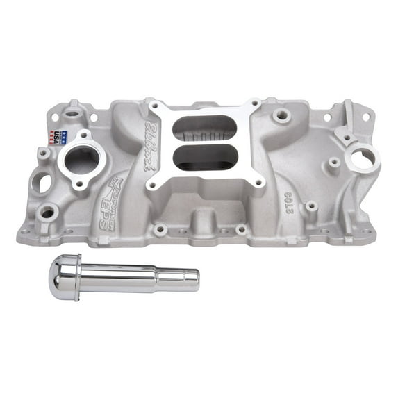 Edelbrock 2703 Performer EPS Chevy Intake Manifold with Oil Fill