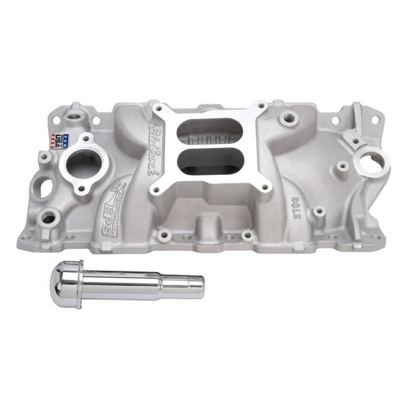 Edelbrock 2703 Performer EPS Chevy Intake Manifold with Oil Fill