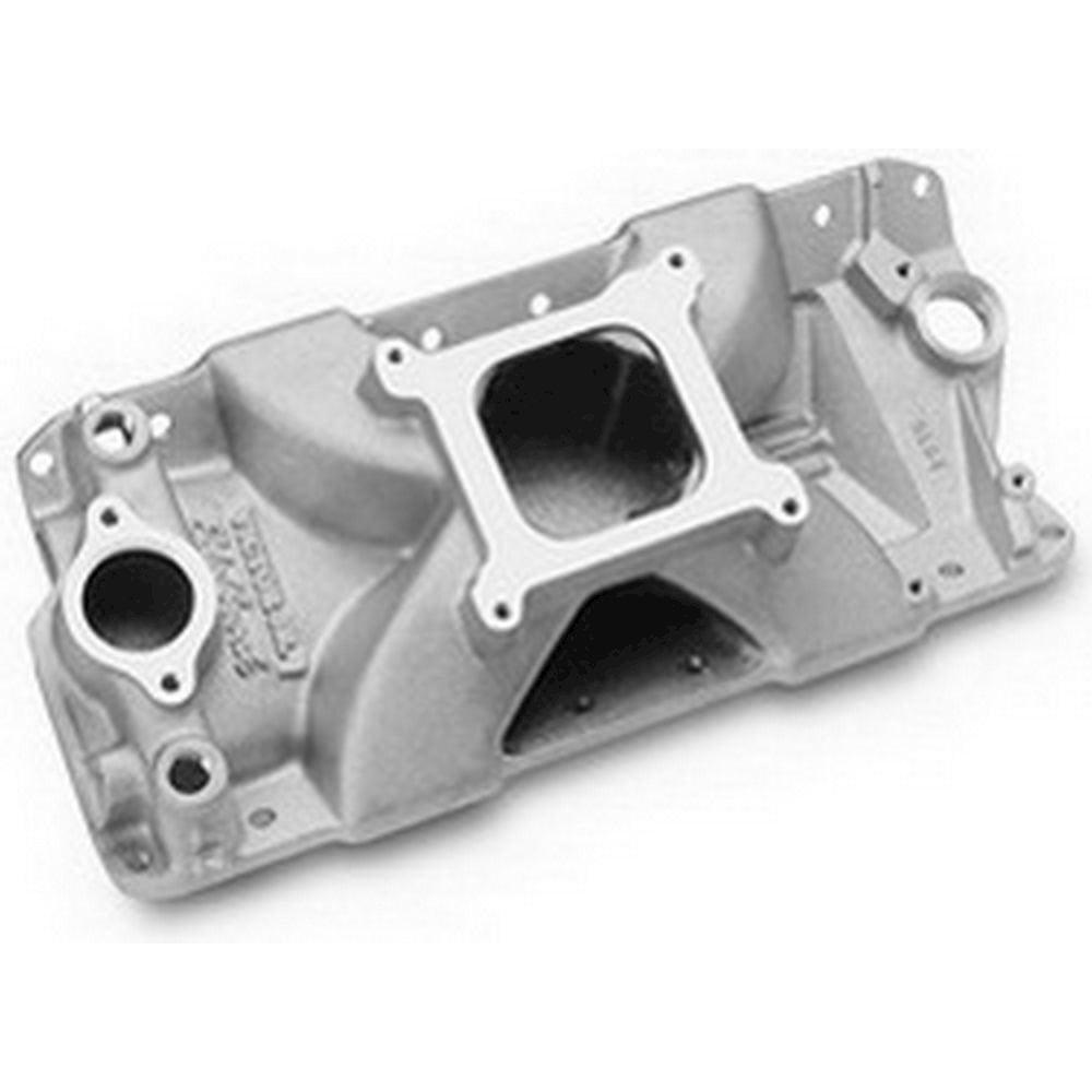 Edelbrock SBC Victor Jr. Manifold - Port Matched 262-400