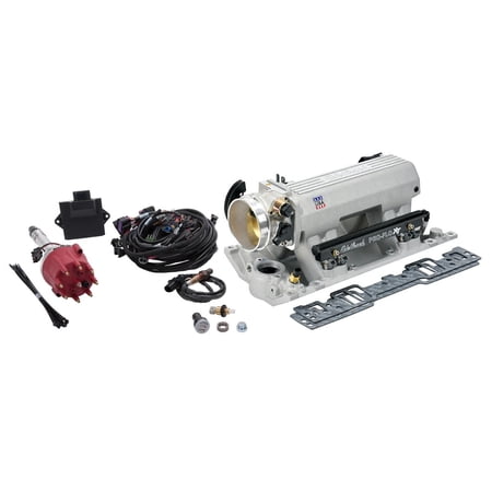 Edelbrock 35820 Pro-Flo 4 XT-Style Electronic Fuel Injection Kit - Silver Finish Fits select: 1996-2000 CHEVROLET GMT-400, 1996-2000 CHEVROLET TAHOE