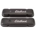 thumbnail image 1 of Edelbrock 4453 Signature Series Valve Cover; Pontiac; Low Profile; Black;, 1 of 3