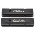 thumbnail image 1 of Edelbrock 4643 SBC Signature Series Valve Cover Kit, Black, 1 of 1
