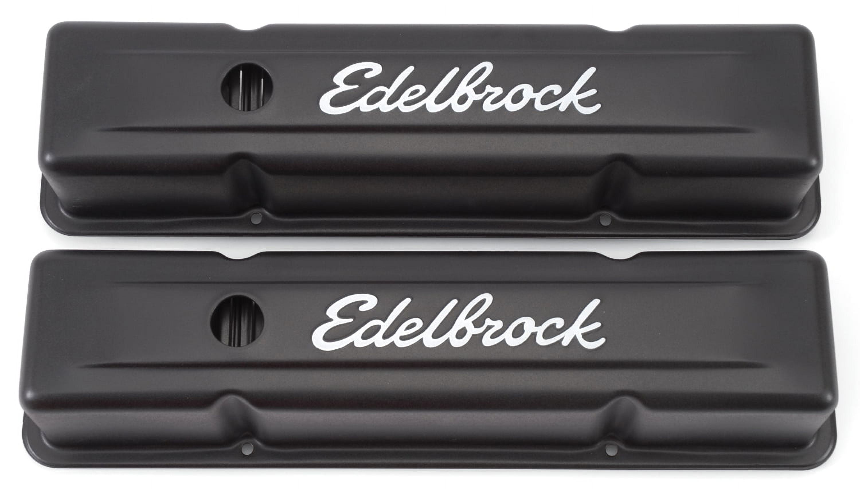 Edelbrock Signature Series Valve Covers - SBM Black Edelbrock Signature Series Valve Covers - SBM Black