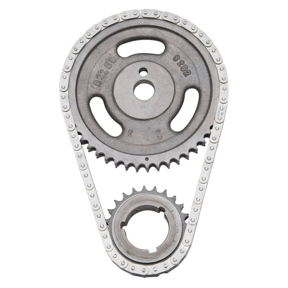 Edelbrock 7813 Performer-Link Timing Chain Set; Incl. Cam/Crank Sprocket/Chain;