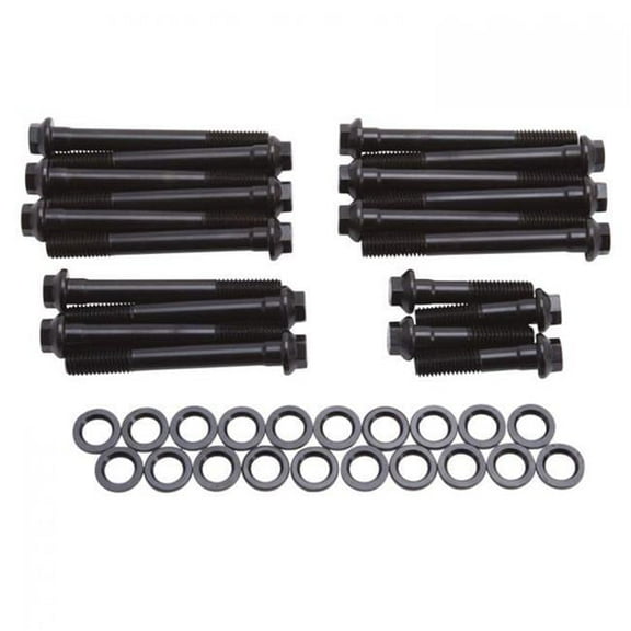 Edelbrock 85492 E-Series Steel Cylinder Head Bolt Kit Pontiac 326-455 ci. Engine